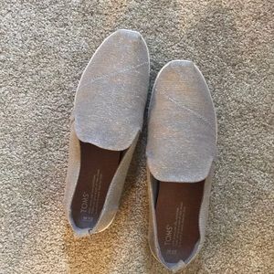 Toms Alpargata Metallic Flats